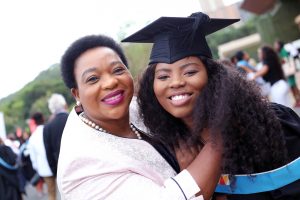 Ms Hazel Ncube with her mother Mrs Nomusa Dube-Ncube.