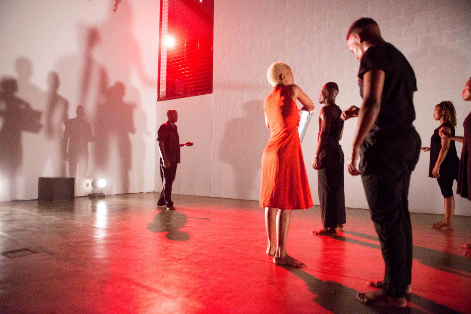 Dr Lliane Loots and members of her FLATFOOT DANCE COMPANY who won international acclaim.