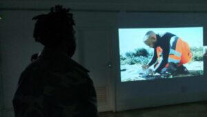 Works from artists at the Interchange exhibition.